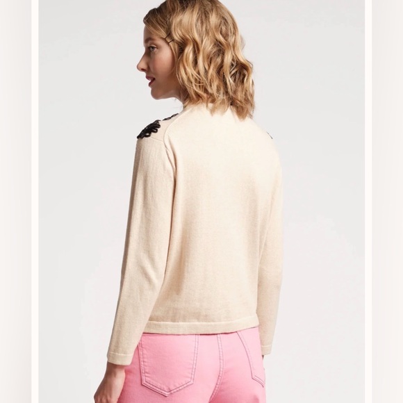 FRANCES VALENTINE DARLING GUGGENHEIM RIBBON CARDIGAN XL - Picture 3 of 9